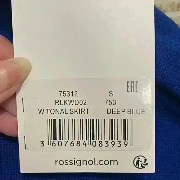 NWT ROSSIGNOL Women's Tonal Skirt 100% wool in Sz S and L “the mount of love” - Picture 12 of 12